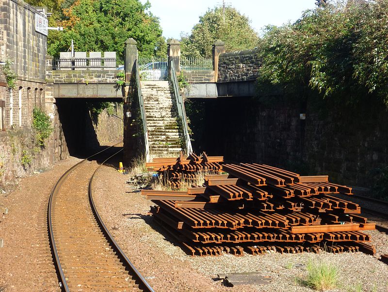 Edinburgh History Photos - Barony House 4 800px Newington Station disused